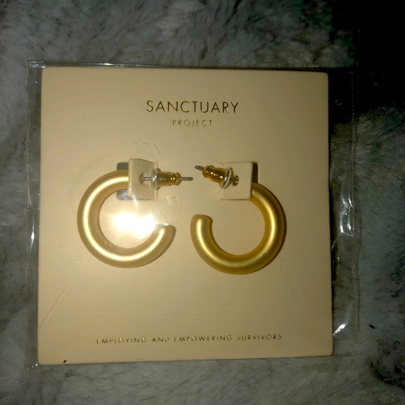 Sanctuary Project Gold Hoops 2025